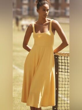 Beyond Yoga Flawed Featherweight At the Ready Square Neck Dress